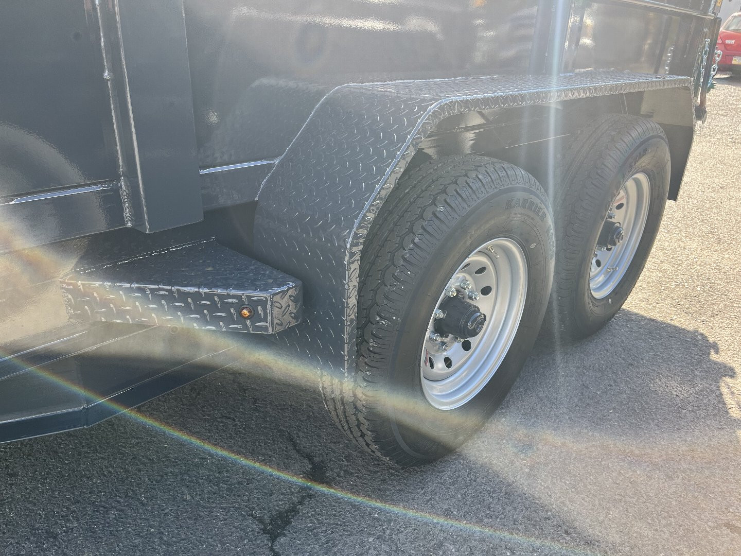 New 2025 Belmont DTL 81" x 12' Dump Trailer -12K GVWR - TARP KIT - Black