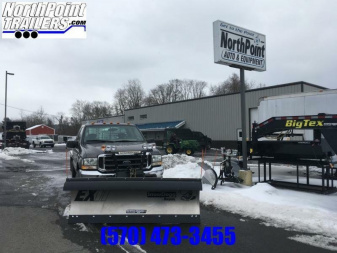 New SnowDogg EX80II - 8' Stainless Straight Blade Snow Plow