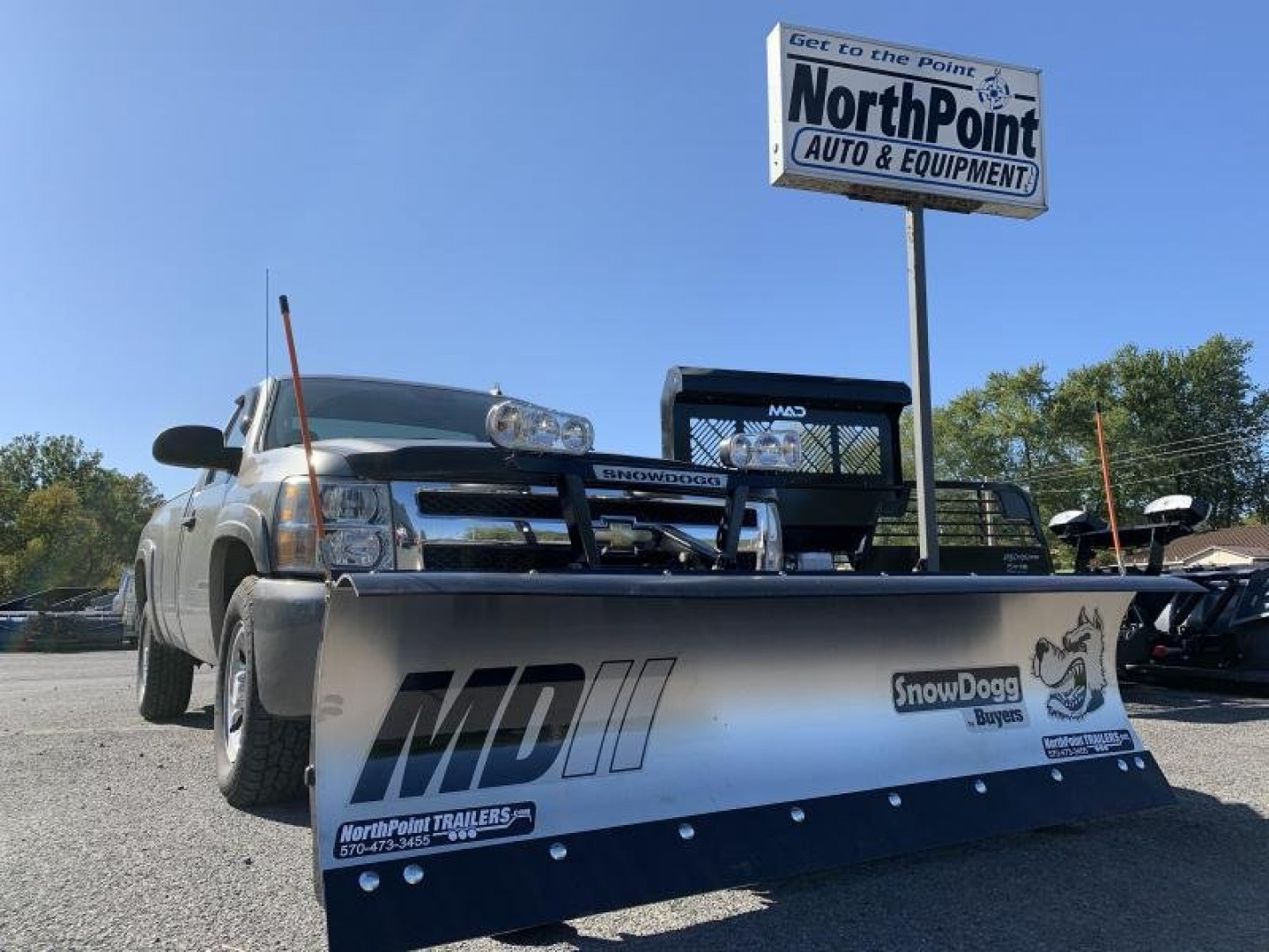 New SnowDogg MD75 Stainless Snow Plow