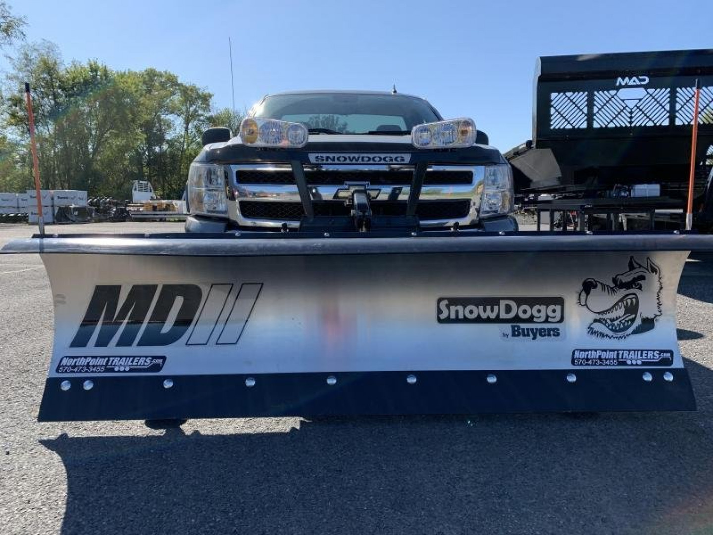New SnowDogg MD75 Stainless Snow Plow