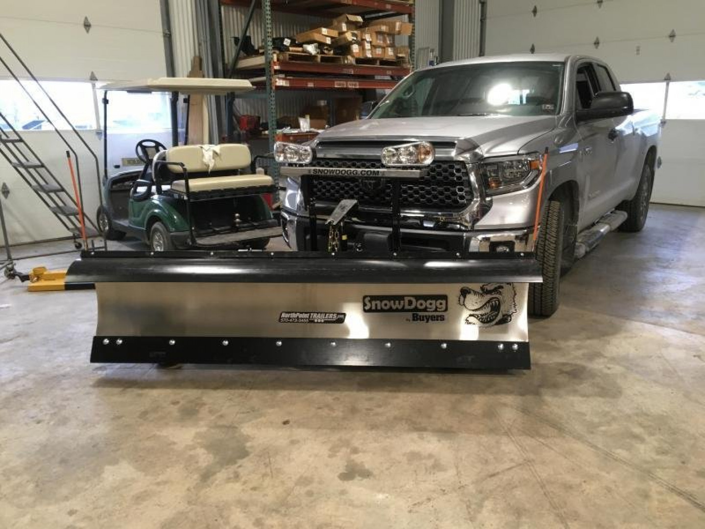 New SnowDogg MD75 Stainless Snow Plow
