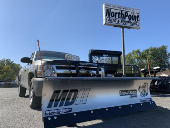 New SnowDogg MD75 Stainless Snow Plow