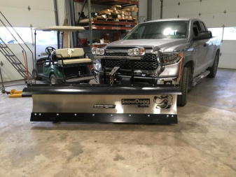 New SnowDogg MD75 Stainless Snow Plow
