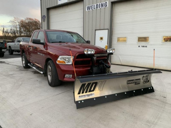 New SnowDogg MD75 Stainless Snow Plow