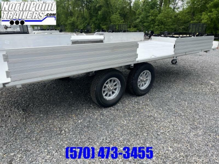 New 2026 Aluma 88x18 - 4-Place ATV Deckover Trailer
