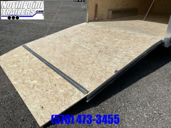 New 2024 Stealth Trailer C8x16S Cargo Trailer - Charcoal -36" V-Front - 81" Door Opening