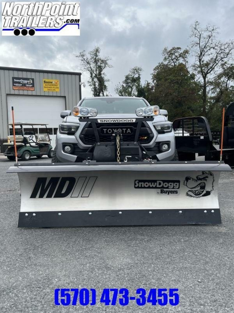 New SnowDogg MD68 Stainless Snow Plow - 6'8" Straight Blade