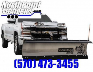 New SnowDogg MD80 Stainless Snow Plow - 8' Blade