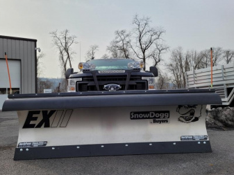 New SnowDogg EX85 Stainless Snow Plow - 8'6" Straight Blade