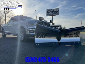 New SnowDogg - 8.5' Stainless V-Plow - VXF85 II Snow Plow