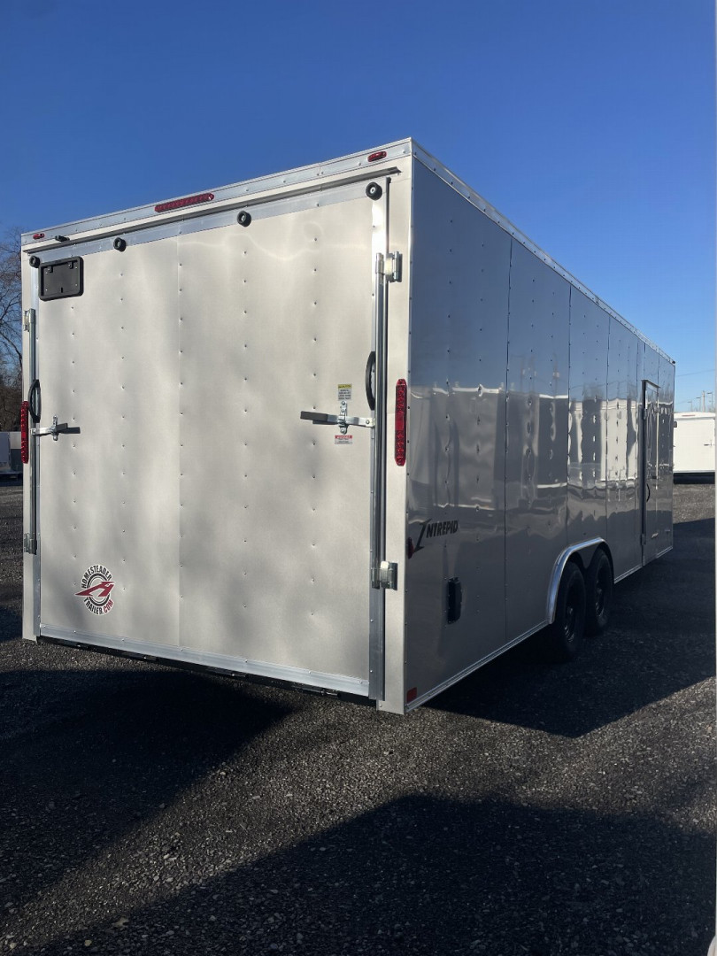 New 2025 Homesteader 8 x 24' - Silver - 7' Interior - 5.2k TORSION AXLES - E-TRACK