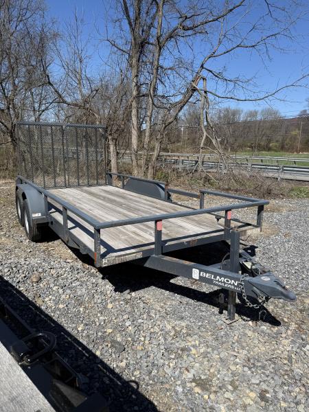 Used **USED** 2019 Belmont 7x16 Landscape Utility Trailer