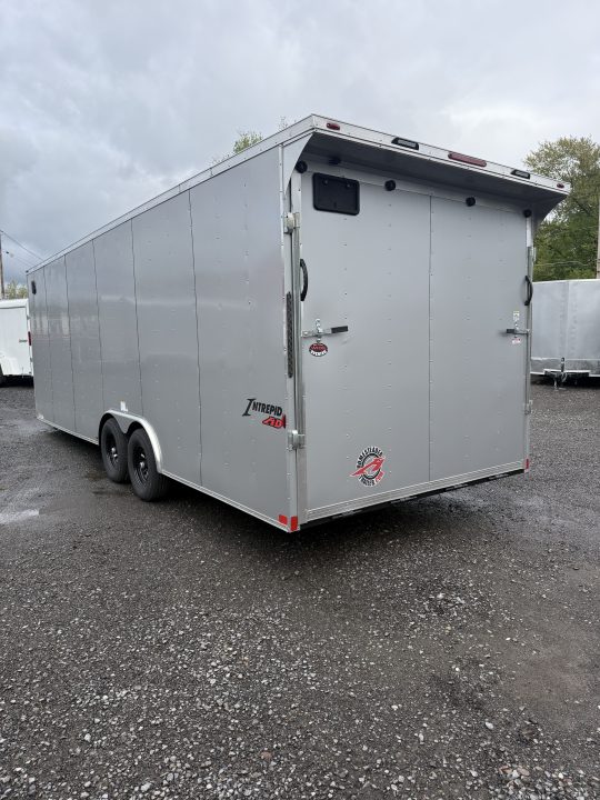 New 2026 Homesteader 8x24' V-Nose Trailer - SILVER Car / Racing Trailer