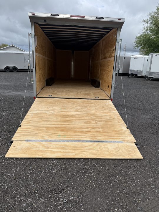 New 2026 Homesteader 8x24' V-Nose Trailer - SILVER Car / Racing Trailer