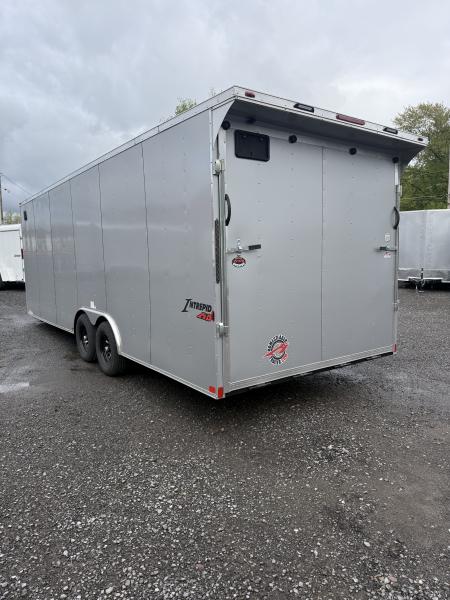 New 2026 Homesteader 8x24' V-Nose Trailer - SILVER Car / Racing Trailer