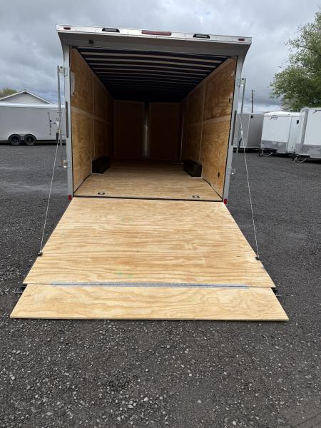 New 2026 Homesteader 8x24' V-Nose Trailer - SILVER Car / Racing Trailer