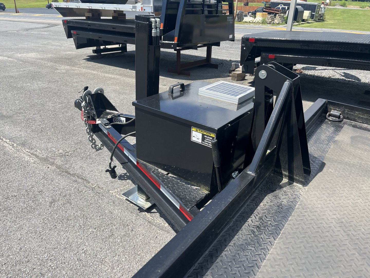 Used **USED** 2022 Belmont 20' Power Tilt w/ Wedge Ramps - 14000 GVWR Tilt Equipment Trailer