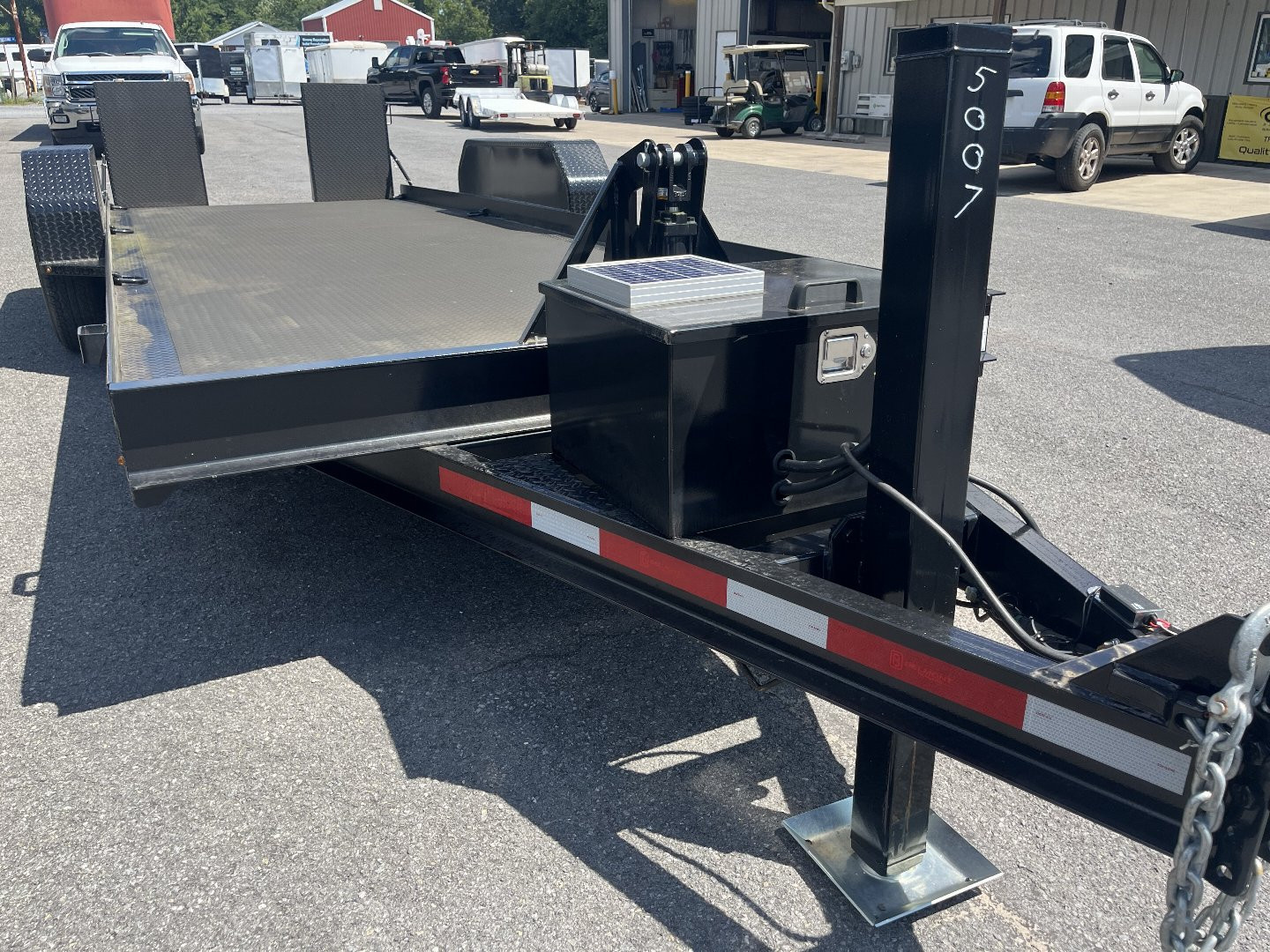 Used **USED** 2022 Belmont 20' Power Tilt w/ Wedge Ramps - 14000 GVWR Tilt Equipment Trailer