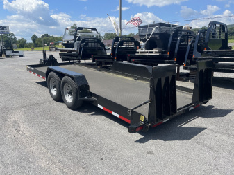 Used **USED** 2022 Belmont 20' Power Tilt w/ Wedge Ramps - 14000 GVWR Tilt Equipment Trailer