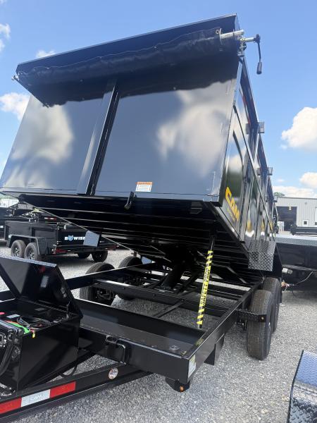 New 2026 7 x 14 CAM HD 4ft Side Scissor Dump 14K Dump Trailer