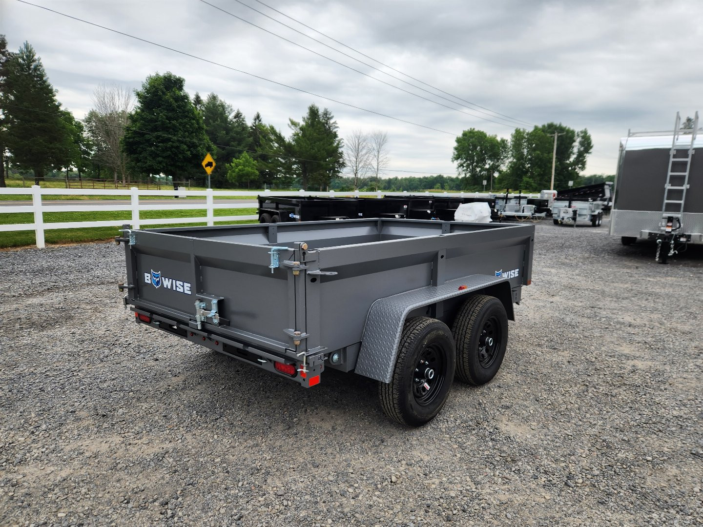 New 2026 BWISE DT10 72x10 10K Tandem Axle Dump Trailer