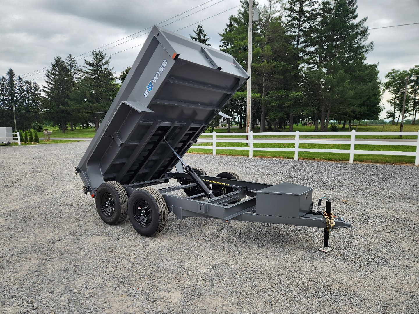 New 2026 BWISE DT10 72x10 10K Tandem Axle Dump Trailer