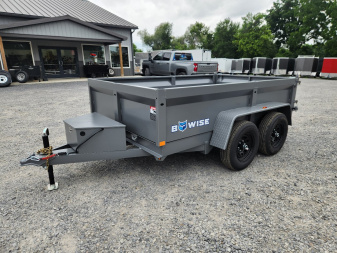 New 2026 BWISE DT10 72x10 10K Tandem Axle Dump Trailer