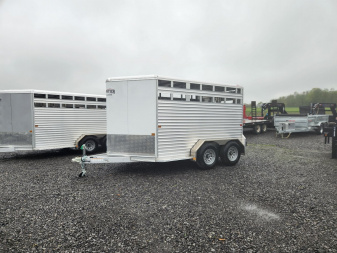 New 2025 Frontier Trailers LIVESTOCK 12-7 Stock / Stock Combo Trailer