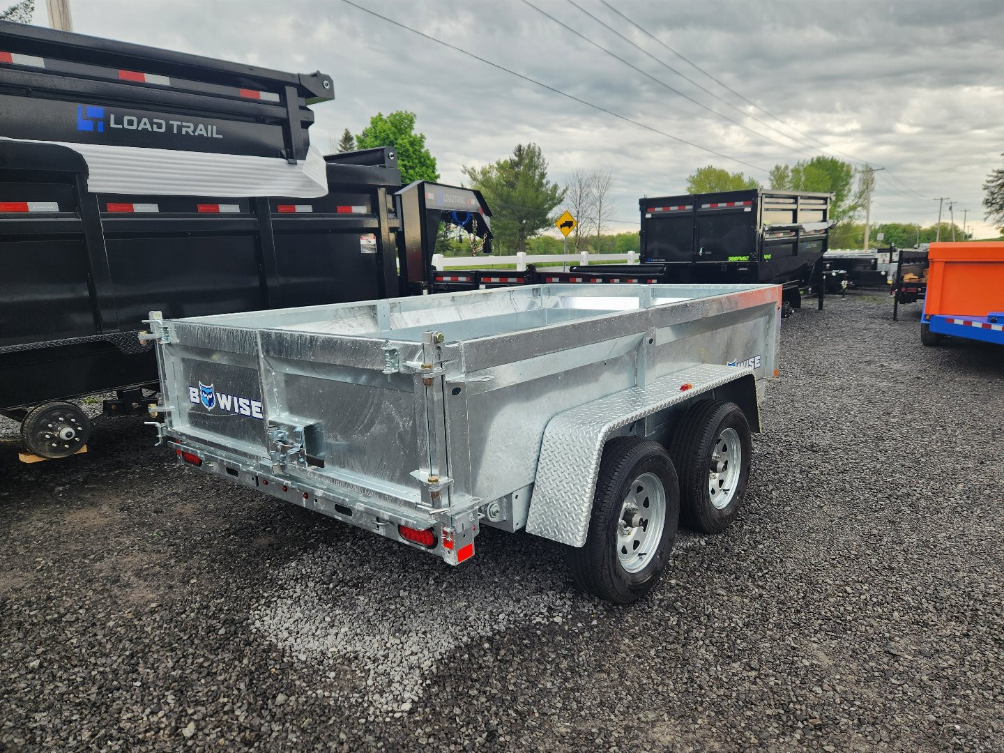 New 2025 BWISE DT7 72x10 7K Tandem Axle Dump Trailer
