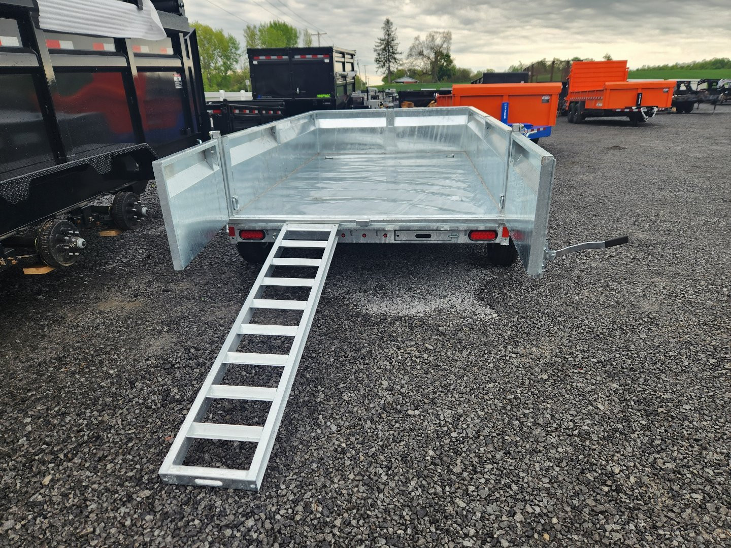 New 2025 BWISE DT7 72x10 7K Tandem Axle Dump Trailer