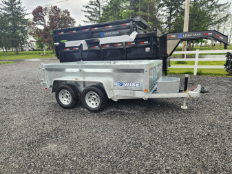 New 2025 BWISE DT7 72x10 7K Tandem Axle Dump Trailer