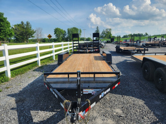 New 2025 BWISE EH10 82x18 10K Tandem Axle Equipment Trailer