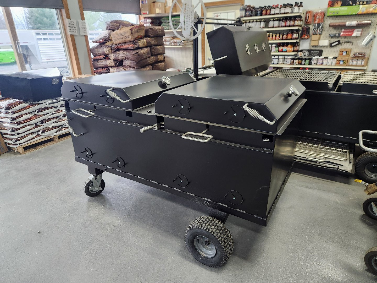 New 2024 MEADOW CREEK BBQ64P-L BBQ Trailer