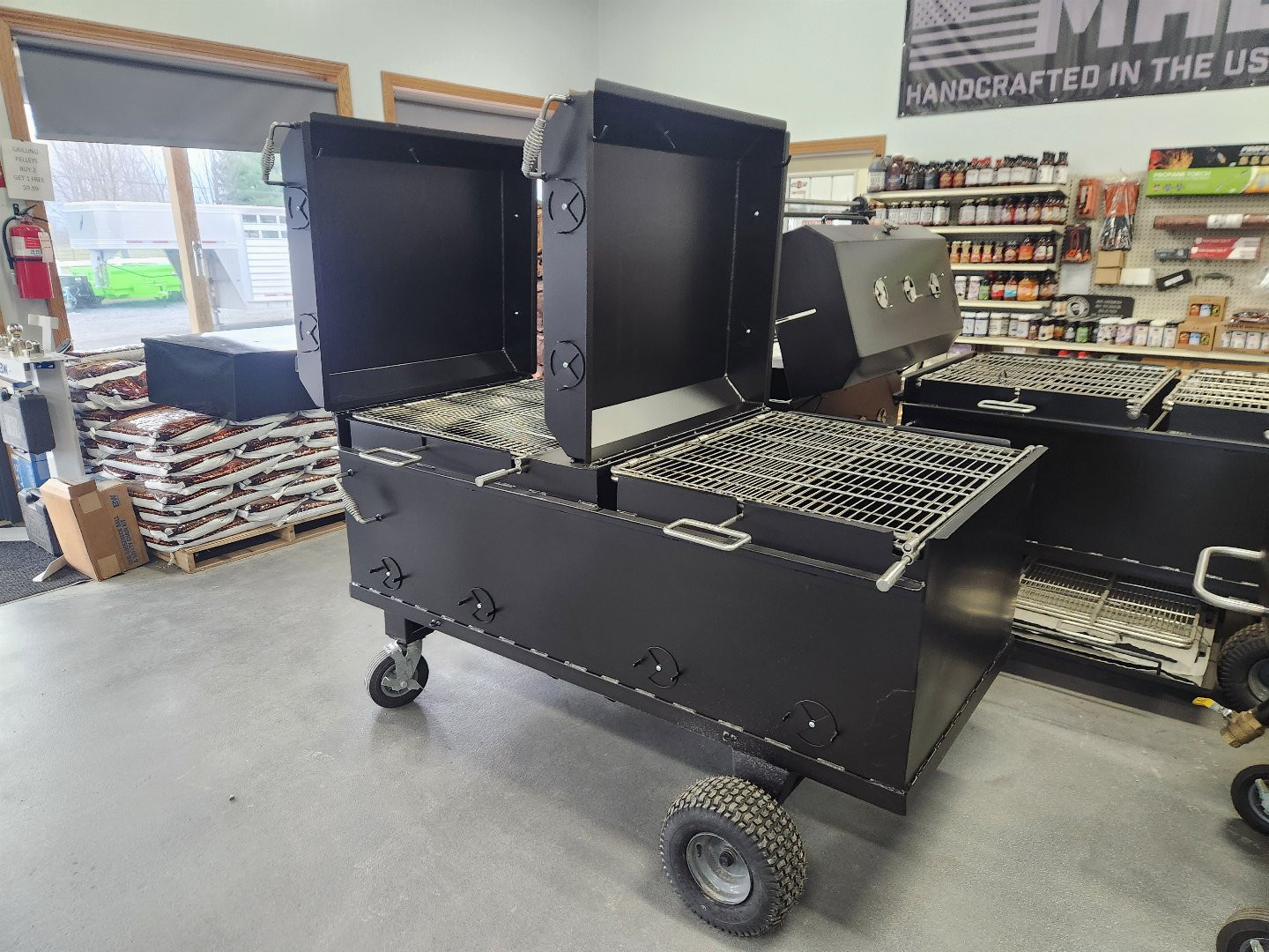 New 2024 MEADOW CREEK BBQ64P-L BBQ Trailer