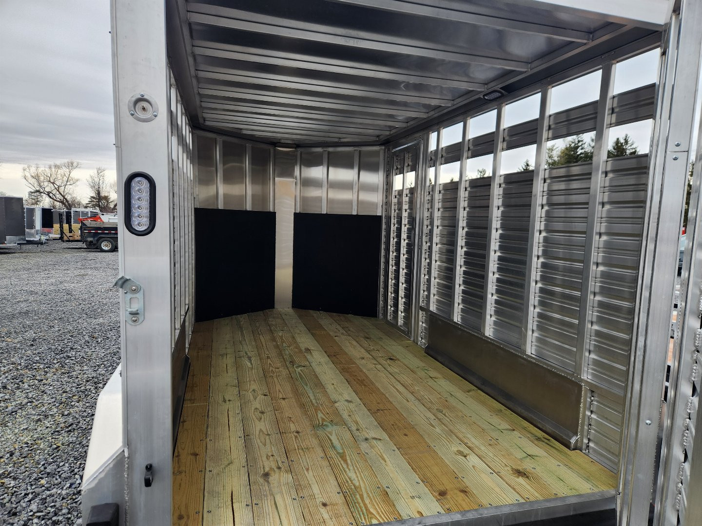 New 2025 Frontier Trailers LIVESTOCK14-7 Stock / Stock Combo Trailer