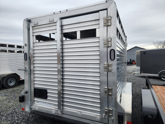 New 2025 Frontier Trailers LIVESTOCK14-7 Stock / Stock Combo Trailer