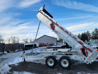 New 2025 Triumph Trailers GD8 Galvanized Dump Trailer