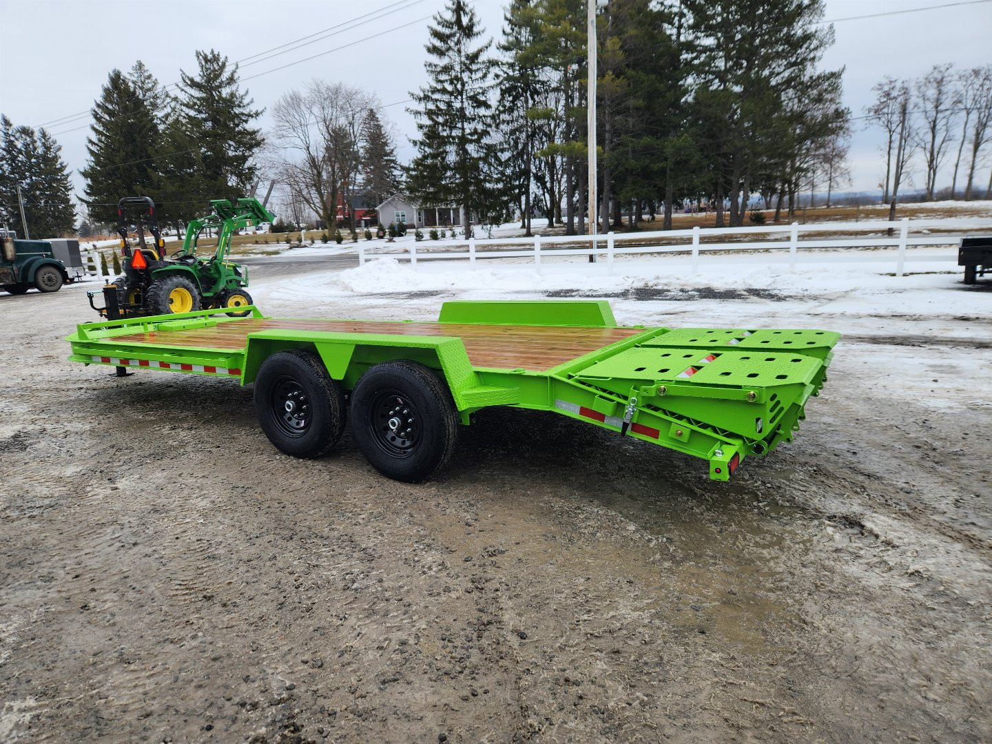 New 2025 BWISE EF20-14HD Equipment Trailer