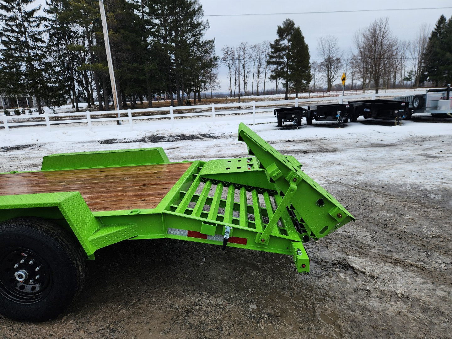 New 2025 BWISE EF20-14HD Equipment Trailer