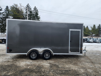 New 2025 ALCOM EZ HAULER EZEC7.4X18IF Cargo / Enclosed Trailer