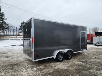 New 2025 ALCOM EZ HAULER EZEC7.4X18IF Cargo / Enclosed Trailer