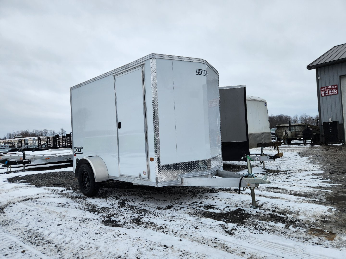 New 2025 ALCOM 6X10XLT PRO Cargo / Enclosed Trailer