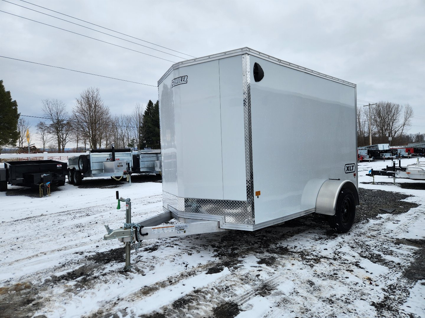 New 2025 ALCOM 6X10XLT PRO Cargo / Enclosed Trailer