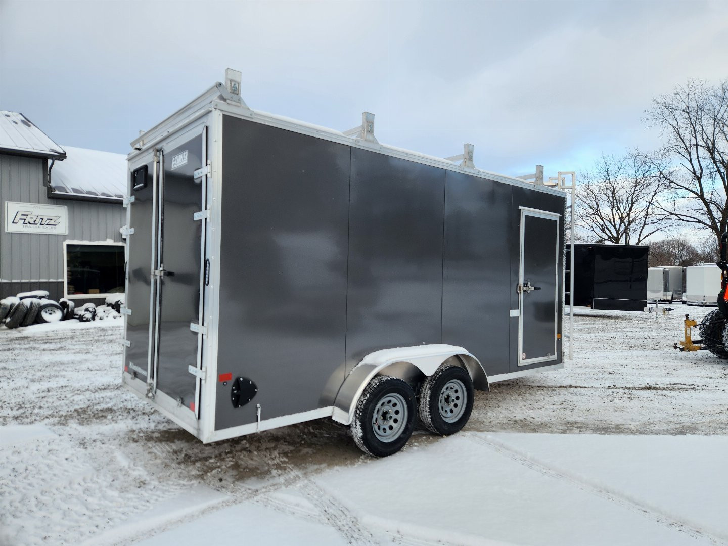 New 2025 ALCOM EZ HAULER 7X16UCP Cargo / Enclosed Trailer