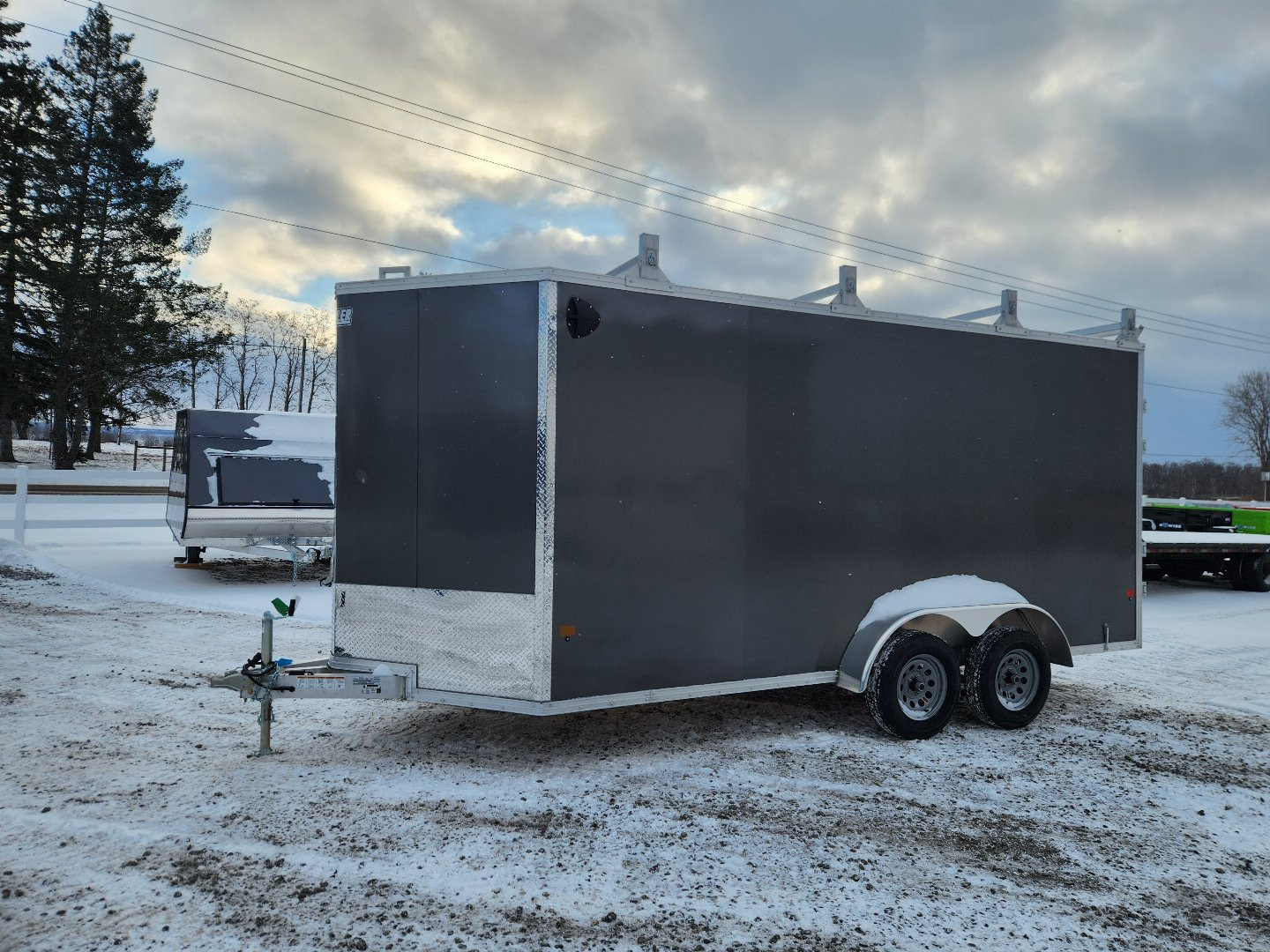 New 2025 ALCOM EZ HAULER 7X16UCP Cargo / Enclosed Trailer