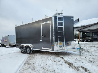 New 2025 ALCOM EZ HAULER 7X16UCP Cargo / Enclosed Trailer