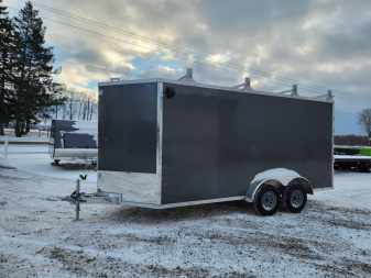 New 2025 ALCOM EZ HAULER 7X16UCP Cargo / Enclosed Trailer