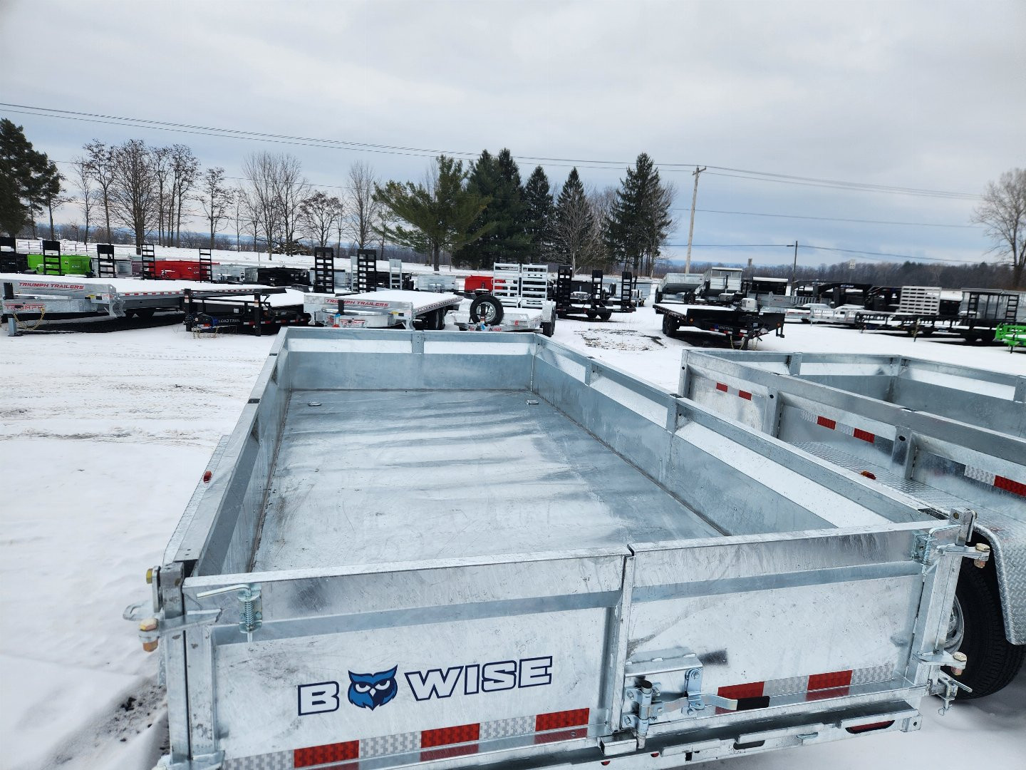 New 2025 BWISE DT14 81.5x14 14K Tandem Axle Dump Trailer