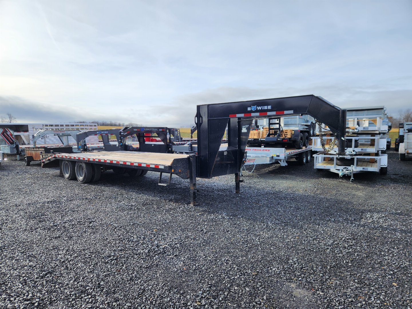 Used 2023 BWISE EDG25-23 Equipment Trailer