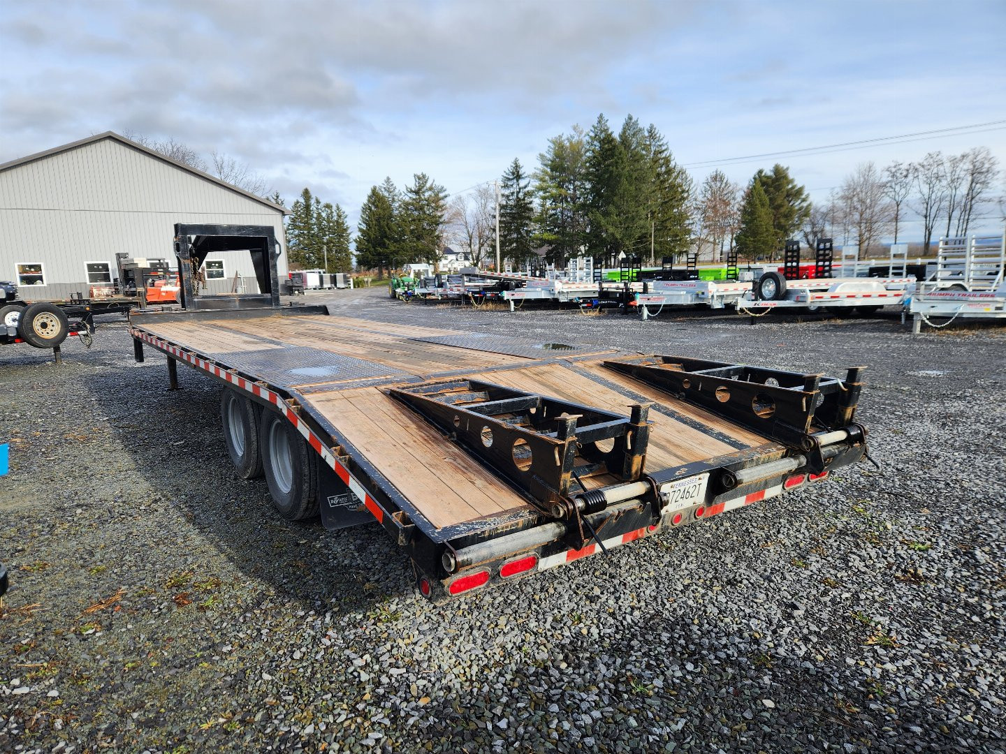 Used 2023 BWISE EDG25-23 Equipment Trailer